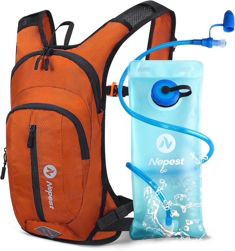 Nepest Hydration Pack Backpack for Women & Men, Lightweight Water Backpack with 2L Water Bladder for Hiking Cycling Running Biking - Image 1